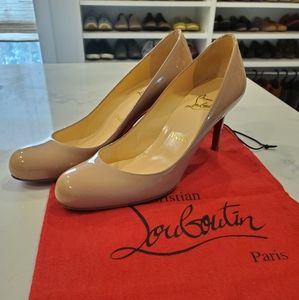 Christian Louboutin Simple Pump Nude heels